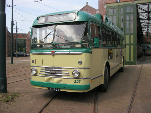 Foto van HBM Kromhout TBZ100/Verheul 327 Standaardbus door busioot