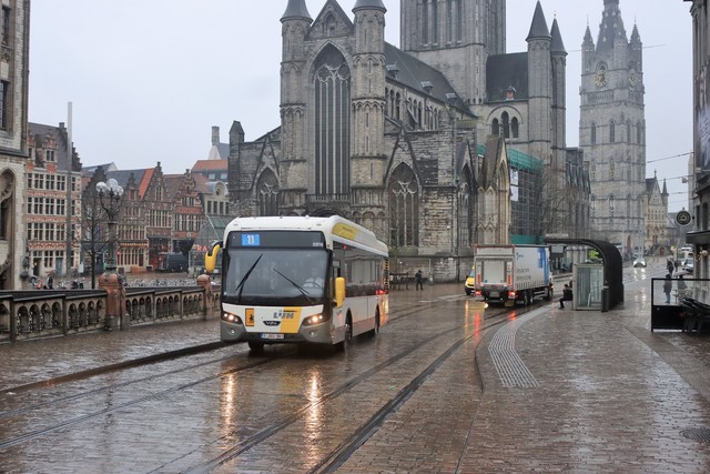 Foto van DeLijn VDL Citea SLF-120 Hybrid 5916 Standaardbus door_gemaakt mauricehooikammer