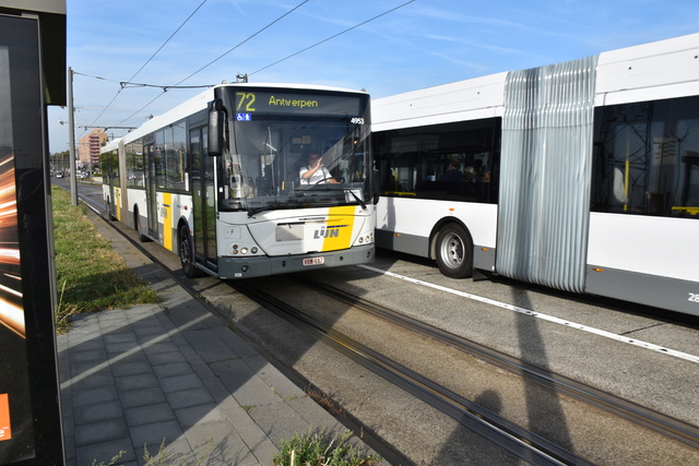 Foto van DeLijn Jonckheere Transit 2000 G 4953 Gelede bus door_gemaakt JanWillem