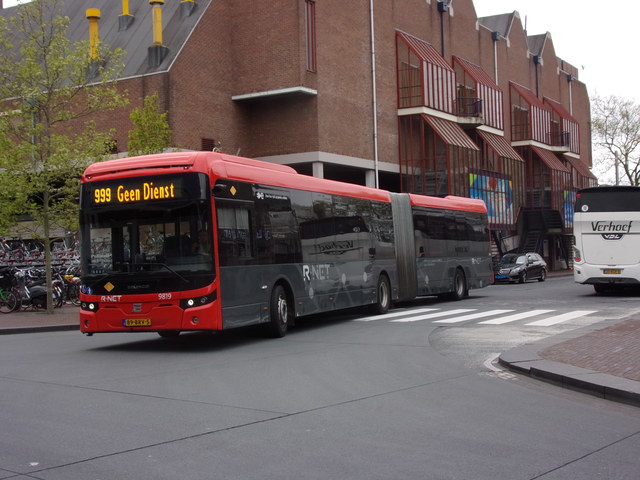 Foto van CXX Ebusco 2.2 (18mtr) 9819 Gelede bus door Lijn45