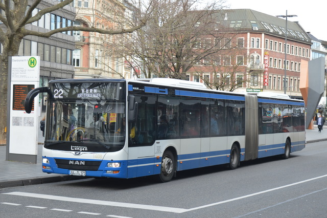 Foto van Langen MAN Lion's City G 1408 Gelede bus door wyke2207