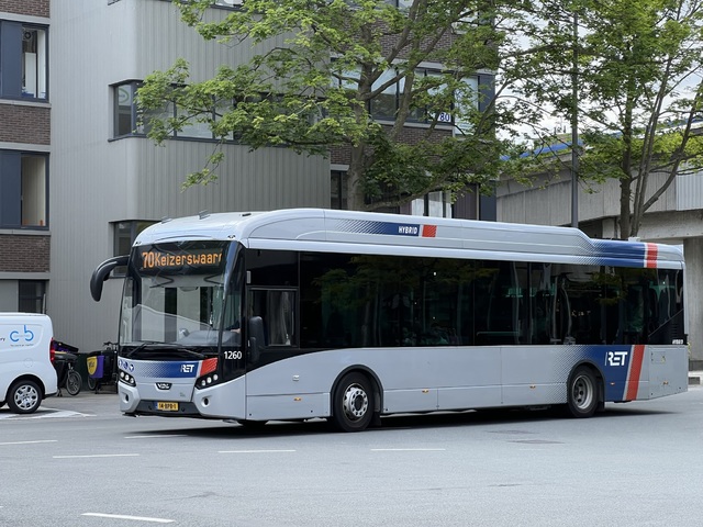 Foto van RET VDL Citea SLE-120 Hybrid 1260 Standaardbus door Stadsbus