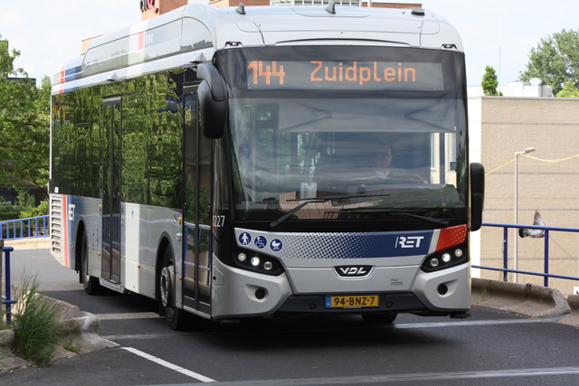 Foto van RET VDL Citea SLE-120 Hybrid 1227 Standaardbus door_gemaakt Tramspoor