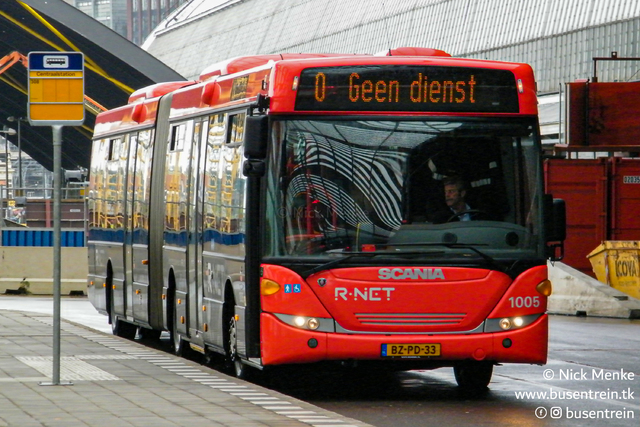 Foto van EBS Scania OmniLink G 1005 Gelede bus door Busentrein