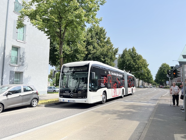 Foto van ASEAG Mercedes-Benz eCitaro G 490 Gelede bus door Stadsbus