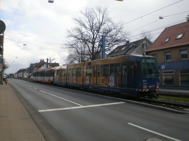 Foto van MoBiel Stadtbahnwagen M/N 8 523 Tram door_gemaakt Perzik