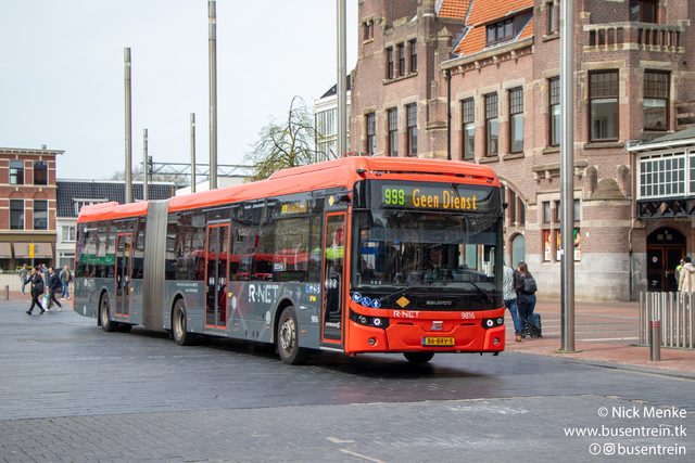 Foto van CXX Ebusco 2.2 (18mtr) 9816 Gelede bus door_gemaakt Busentrein