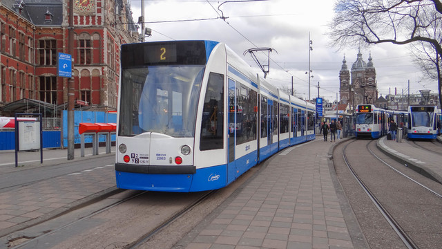 Foto van GVB Siemens Combino 2063 Tram door OVdoorNederland