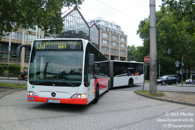 Foto van KVB Mercedes-Benz Citaro G 730 Gelede bus door_gemaakt Busentrein