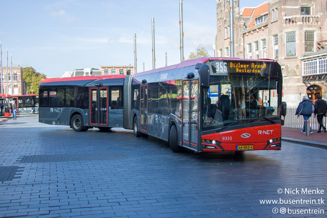 Foto van CXX Solaris Urbino 18 9335 Gelede bus door_gemaakt Busentrein