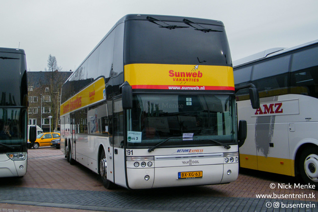 Foto van BTEX Van Hool Astromega 191 Dubbeldekkerbus door Busentrein