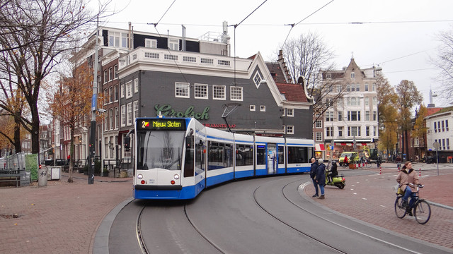Foto van GVB Siemens Combino 2007 Tram door OVdoorNederland