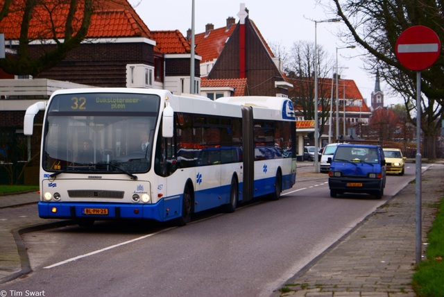 Foto van GVB Berkhof Jonckheer G 457 Gelede bus door tsov