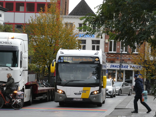Foto van DeLijn VDL Citea SLFA-180 Hybrid 2810 Gelede bus door_gemaakt Delijn821