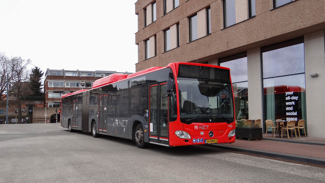 Foto van EBS Mercedes-Benz Citaro G NGT Hybrid 1103 Gelede bus door_gemaakt OVdoorNederland