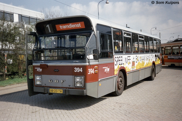 Foto van HTM DAF-Hainje CSA-I 394 Standaardbus door RW2014