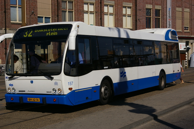 Foto van GVB Berkhof Jonckheer 157 Standaardbus door wyke2207