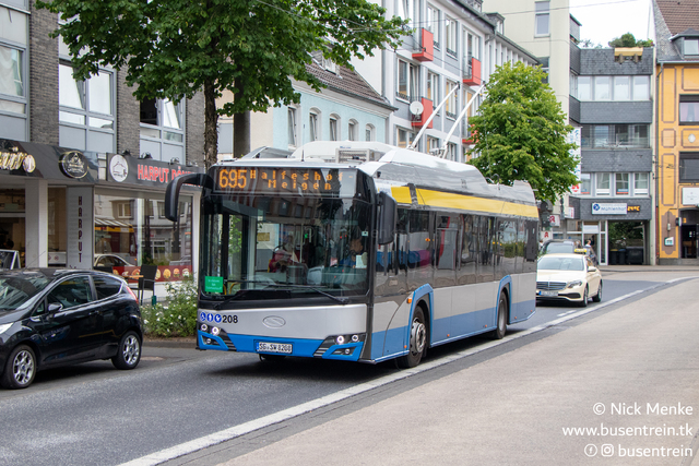 Foto van SWS Solaris Trollino 12 208 Standaardbus door_gemaakt Busentrein