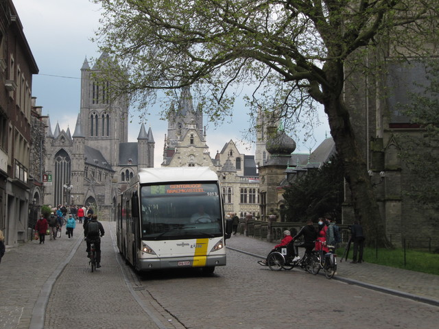 Foto van DeLijn Van Hool AG300 5053 Gelede bus door_gemaakt teun