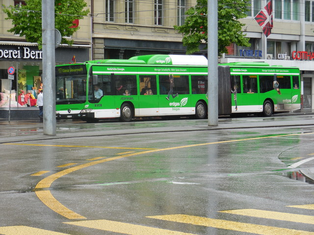 Foto van Bernmobil Mercedes-Benz Citaro G CNG 856 Gelede bus door Stadsbus