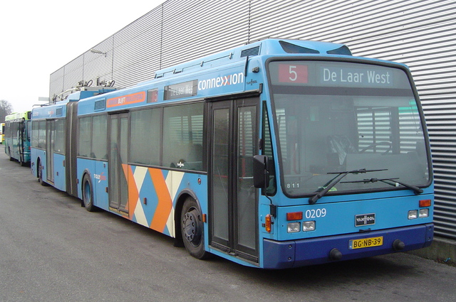 Foto van CXX Van Hool AG300T 5209 Gelede bus door wyke2207