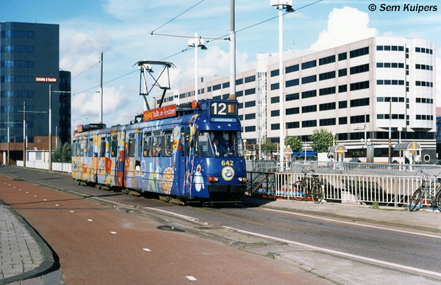Foto van GVB 4G-Tram 642 Tram door RW2014