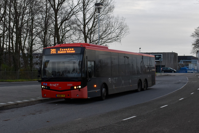 Foto van CXX VDL Citea CLE-137 3494 Standaardbus door NLRail