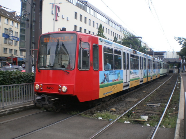 Foto van SWBV Stadtbahnwagen B 8455 Tram door_gemaakt Perzik