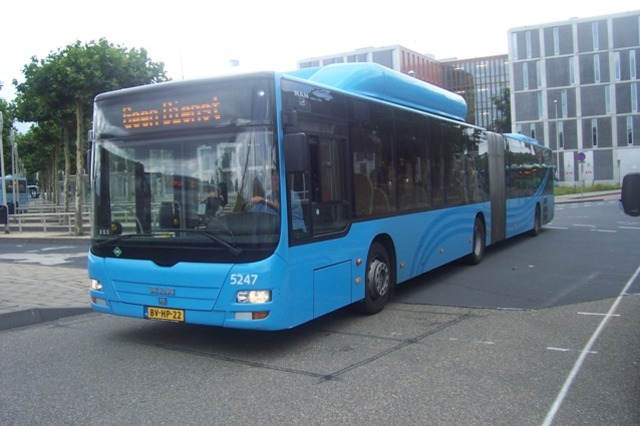 Foto van KEO MAN Lion's City G CNG 5247 Gelede bus door PEHBusfoto