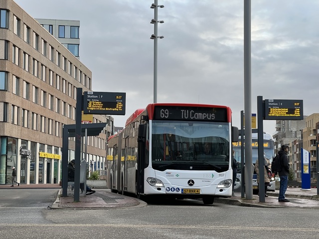 Foto van EBS Mercedes-Benz Citaro G NGT Hybrid 1107 Gelede bus door Stadsbus