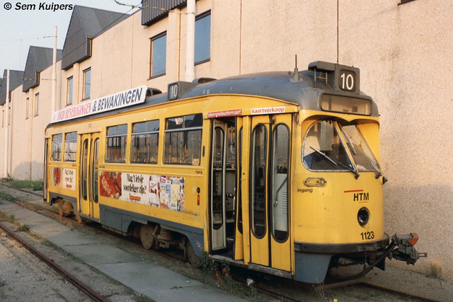 Foto van HTM Haagse PCC 1123 Tram door RW2014