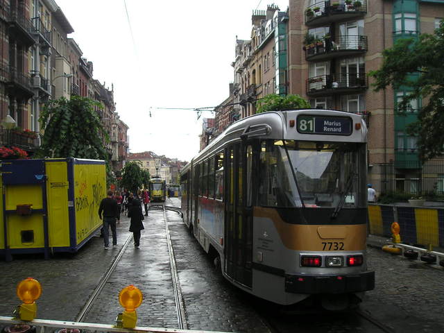 Foto van MIVB Brusselse PCC 7732 Tram door_gemaakt Perzik