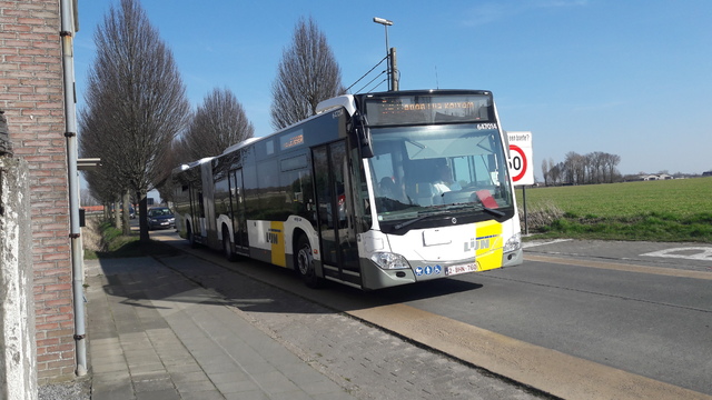 Foto van DeLijn Mercedes-Benz Citaro G Hybrid 647014 Gelede bus door BusfanTom