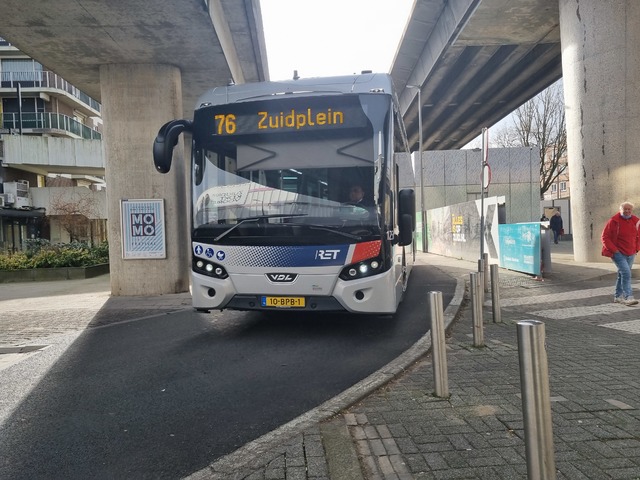 Foto van RET VDL Citea SLE-120 Hybrid 1256 Standaardbus door Tramspoor