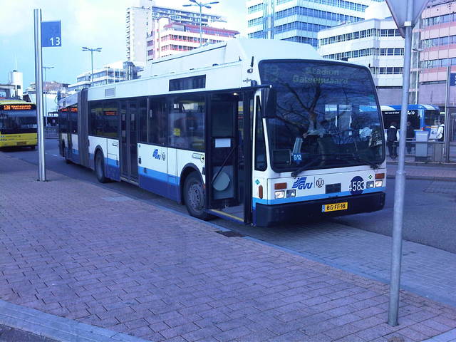 Foto van GVU Van Hool AG300 LPG 4583 Gelede bus door_gemaakt stefan188