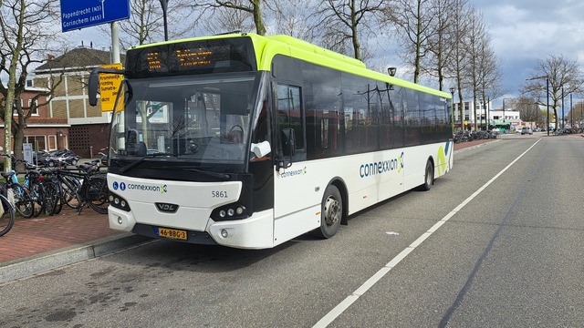 Foto van CXX VDL Citea LLE-120 5861 Standaardbus door treinspotter-Dordrecht-zuid