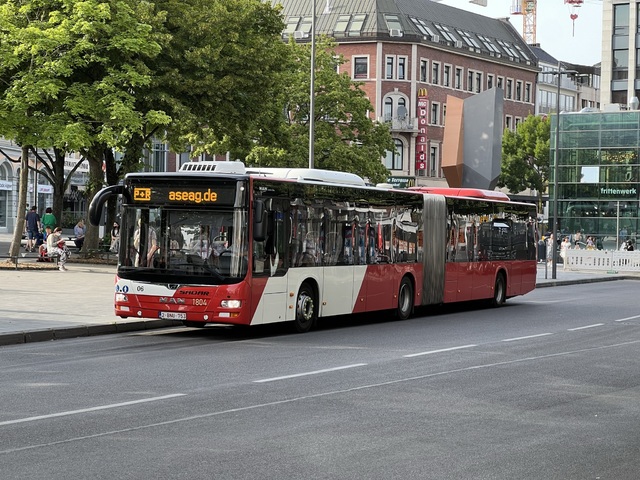 Foto van ASEAG MAN Lion's City G 1804 Gelede bus door Stadsbus