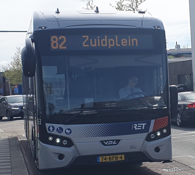 Foto van RET VDL Citea SLE-120 Hybrid 1263 Standaardbus door Busseninportland