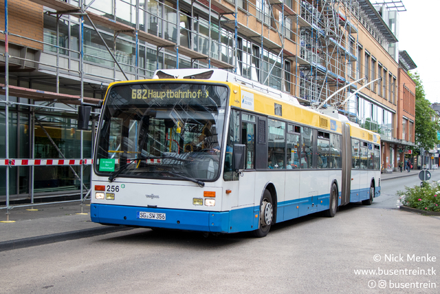 Foto van SWS Van Hool AG300T 256 Gelede bus door_gemaakt Busentrein