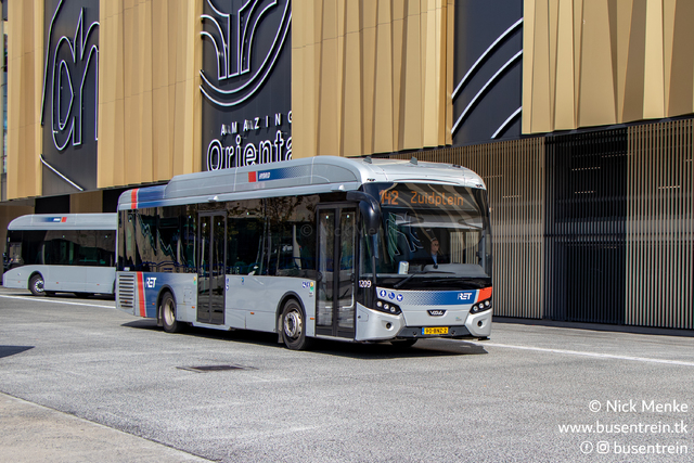 Foto van RET VDL Citea SLE-120 Hybrid 1209 Standaardbus door Busentrein