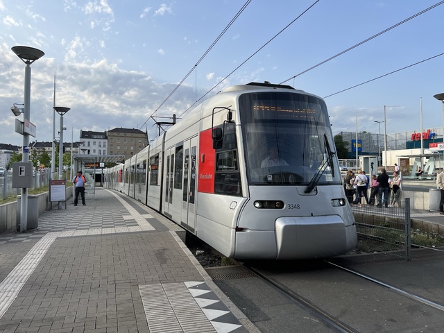 Foto van Rheinbahn NF8U 3348 Tram door Stadsbus