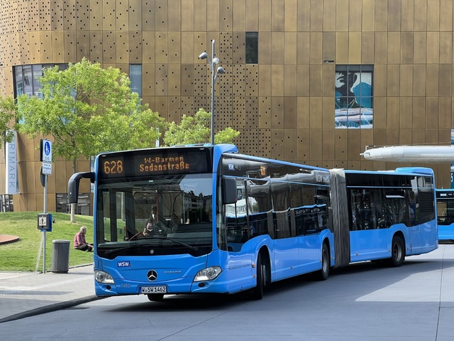 Foto van WSW Mercedes-Benz Citaro G 1462 Gelede bus door Stadsbus