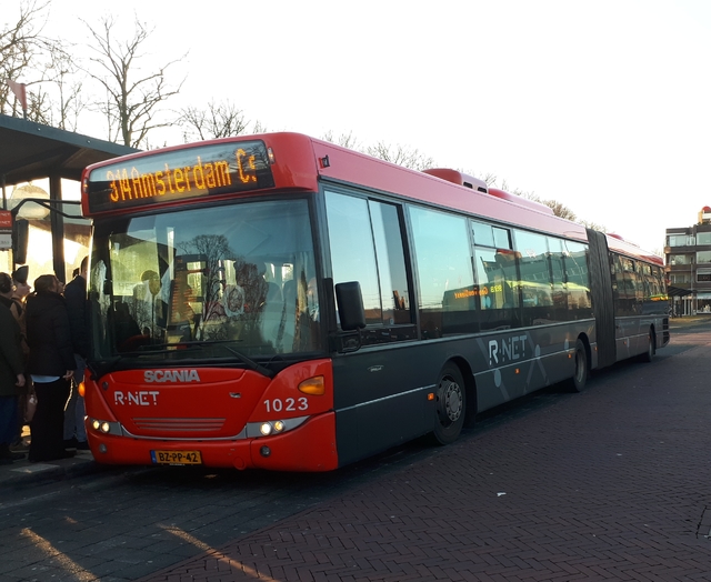 Foto van EBS Scania OmniLink G 1023 Gelede bus door glenny82