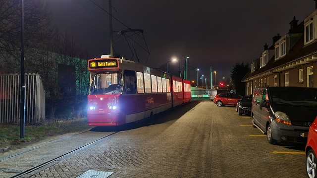 Foto van HTM GTL8 3071 Tram door Baschauffeur