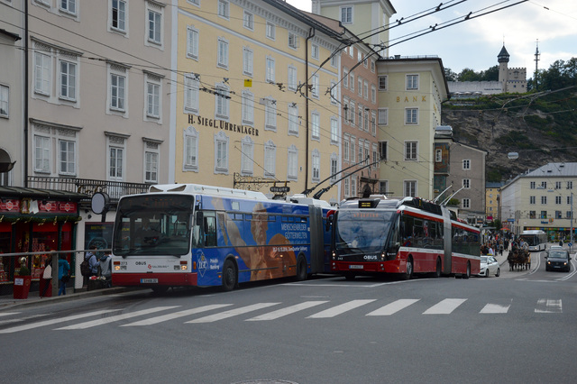 Foto van Salzburg Solaris Trollino 18 343 Gelede bus door_gemaakt Pakjesboot12