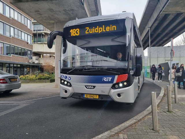 Foto van RET VDL Citea SLE-120 Hybrid 1224 Standaardbus door Tramspoor