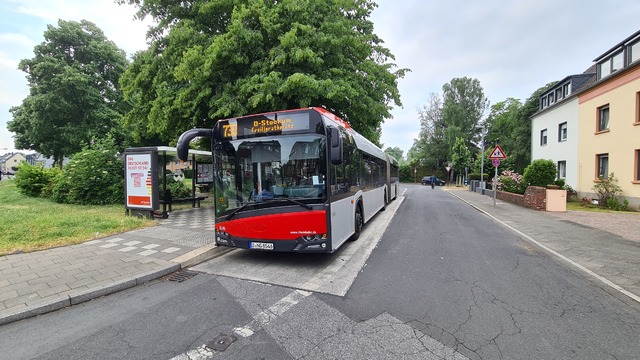 Foto van Rheinbahn Solaris Urbino 18 8546 Gelede bus door_gemaakt Baschauffeur