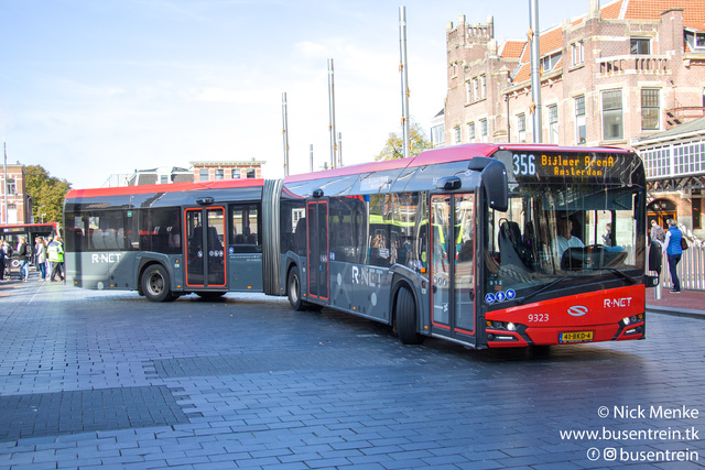 Foto van CXX Solaris Urbino 18 9323 Gelede bus door_gemaakt Busentrein