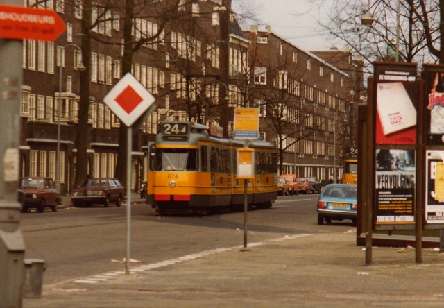 Foto van GVB 6G-Tram 674 Tram door_gemaakt Roel1953