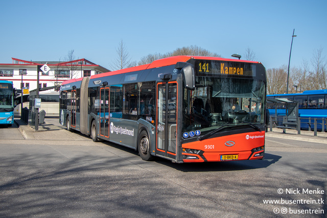 Foto van OVinIJ Solaris Urbino 18 9301 Gelede bus door_gemaakt Busentrein